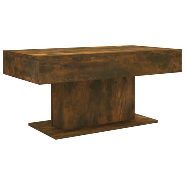 vidaXL Salongbord røkt eik 96x50x45 cm konstruert tre