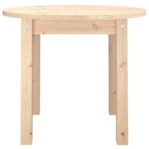 vidaXL Salongbord Ø 55x45 cm heltre furu