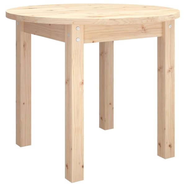 vidaXL Salongbord Ø 55x45 cm heltre furu