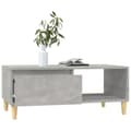 Miniatyrbillede 4 af 11: vidaXL sofabord 90x50x36,5 cm konstrueret træ betongrå