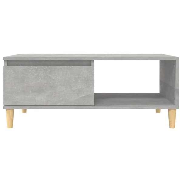 vidaXL sofabord 90x50x36,5 cm konstrueret træ betongrå