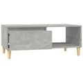 Miniatyrbillede 6 af 11: vidaXL sofabord 90x50x36,5 cm konstrueret træ betongrå