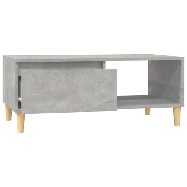 vidaXL sofabord 90x50x36,5 cm konstrueret træ betongrå