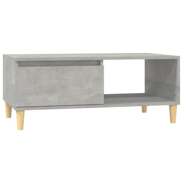 vidaXL sofabord 90x50x36,5 cm konstrueret træ betongrå