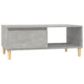 Miniatyrbillede 1 af 11: vidaXL sofabord 90x50x36,5 cm konstrueret træ betongrå