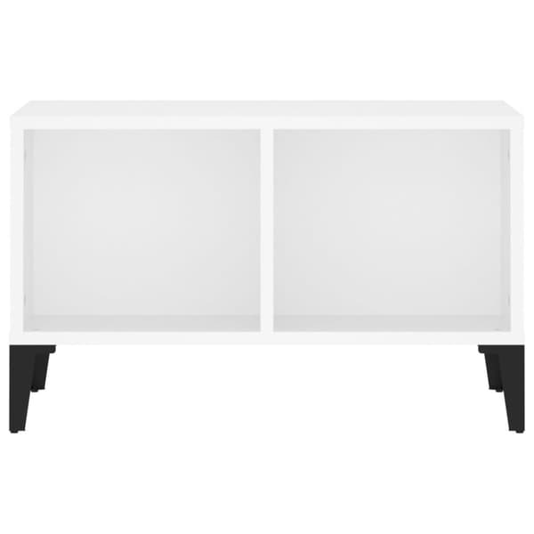 vidaXL sofabord 60x50x36,5 cm konstrueret træ hvid