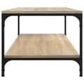 Miniatyrbillede 5 af 10: vidaXL sofabord 80x50x40 cm konstrueret træ sonoma-eg