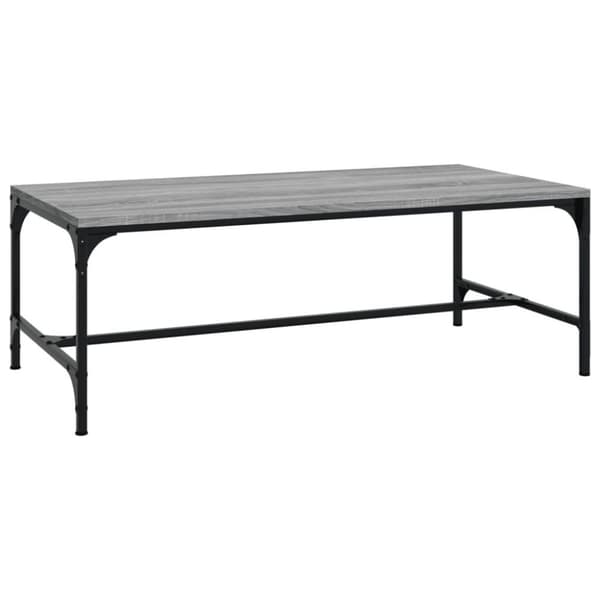 vidaXL sofabord 80x50x35 cm konstrueret træ grå sonoma-eg