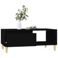 Miniatyrbillede 4 af 11: vidaXL sofabord 90x50x36,5 cm konstrueret træ sort