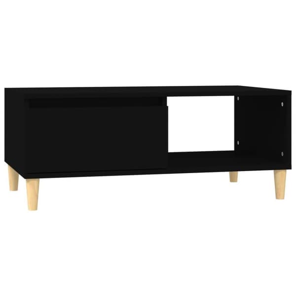 vidaXL sofabord 90x50x36,5 cm konstrueret træ sort