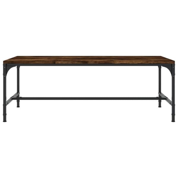 vidaXL sofabord 80x50x35 cm konstrueret træ røget egetræsfarve