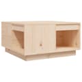 Miniatyrbillede 1 af 10: vidaXL sofabord 60x61x32,5 cm massivt fyrretræ