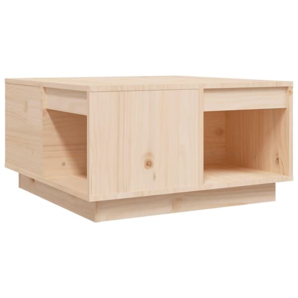 vidaXL sofabord 60x61x32,5 cm massivt fyrretræ