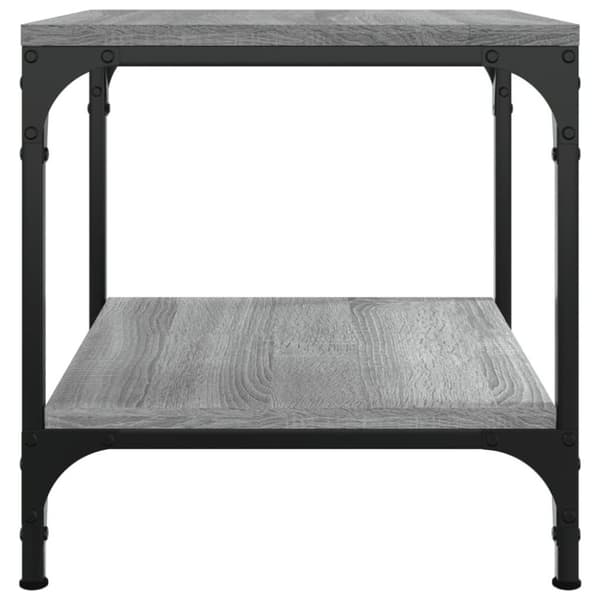 vidaXL Sivupöydät 2 kpl harmaa Sonoma 40x40x40 cm tekninen puu