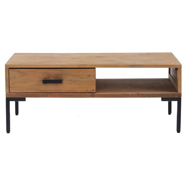 vidaXL sofabord 90x50x35 cm massivt fyrretræ