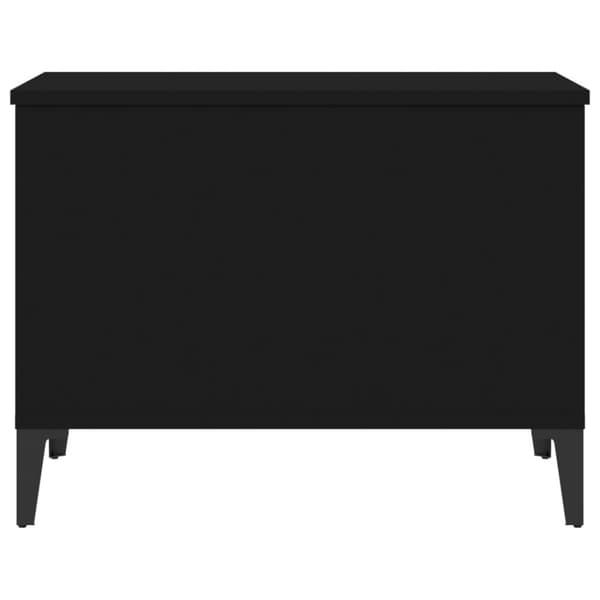 vidaXL sofabord 60x44,5x45 cm konstrueret træ sort