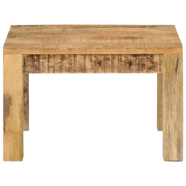 vidaXL sofabord 55x55x35 cm massivt mangotræ