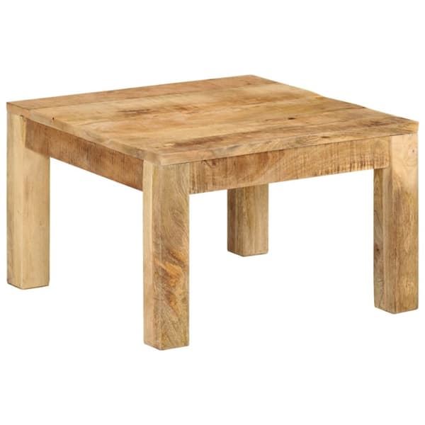 vidaXL sofabord 55x55x35 cm massivt mangotræ