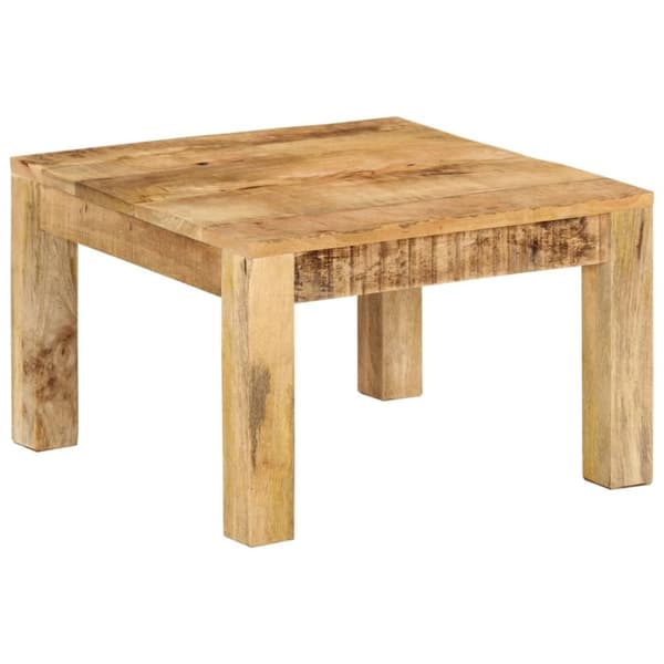 vidaXL sofabord 55x55x35 cm massivt mangotræ