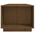 Miniatyrbillede 7 af 11: vidaXL sofabord 110x50x40 cm massivt fyrretræ gyldenbrun