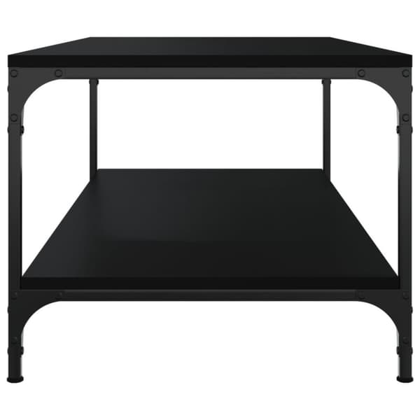 vidaXL sofabord 80x50x40 cm konstrueret træ sort