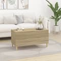 Miniatyrbillede 4 af 11: vidaXL sofabord 90x44,5x45 cm konstrueret træ sonoma-eg