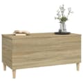 Miniatyrbillede 5 af 11: vidaXL sofabord 90x44,5x45 cm konstrueret træ sonoma-eg