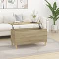 Miniatyrbillede 2 af 11: vidaXL sofabord 90x44,5x45 cm konstrueret træ sonoma-eg