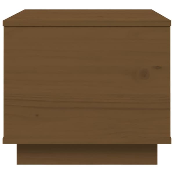 vidaXL sofabord 40x50x35 cm massivt fyrretræ gyldenbrun