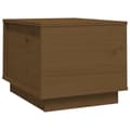 Miniatyrbillede 2 af 11: vidaXL sofabord 40x50x35 cm massivt fyrretræ gyldenbrun