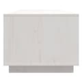 Miniatyrbillede 7 af 11: vidaXL sofabord 110x50x40 cm massivt fyrretræ hvid