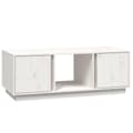 Miniatyrbillede 2 af 11: vidaXL sofabord 110x50x40 cm massivt fyrretræ hvid