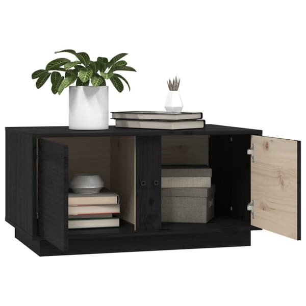 vidaXL sofabord 80x50x40 cm massivt fyrretræ