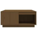 Miniatyrbillede 5 af 10: vidaXL sofabord 80x81x36,5 cm massivt fyrretræ gyldenbrun