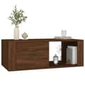 Miniatyrbillede 4 af 11: vidaXL sofabord 100x50,5x35 cm konstrueret træ brun egetræsfarve