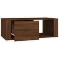 Miniatyrbillede 7 af 11: vidaXL sofabord 100x50,5x35 cm konstrueret træ brun egetræsfarve