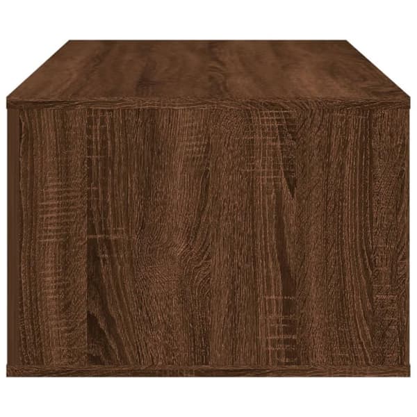 vidaXL sofabord 100x50,5x35 cm konstrueret træ brun egetræsfarve