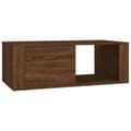 Miniatyrbillede 1 af 11: vidaXL sofabord 100x50,5x35 cm konstrueret træ brun egetræsfarve