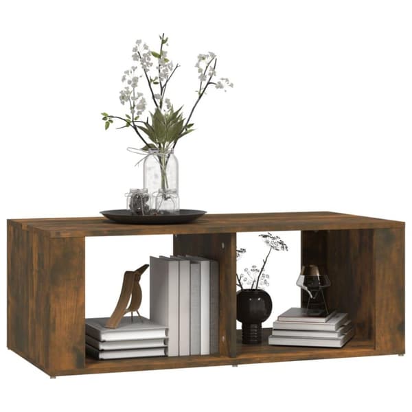 vidaXL sofabord 100x50x36 cm konstrueret træ røget egetræsfarve