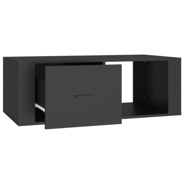 vidaXL sofabord 100x50,5x35 cm konstrueret træ sort