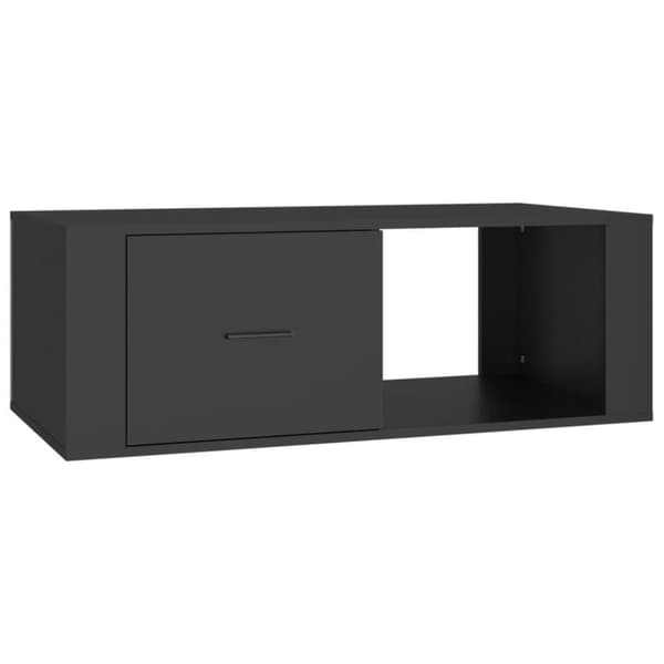 vidaXL sofabord 100x50,5x35 cm konstrueret træ sort