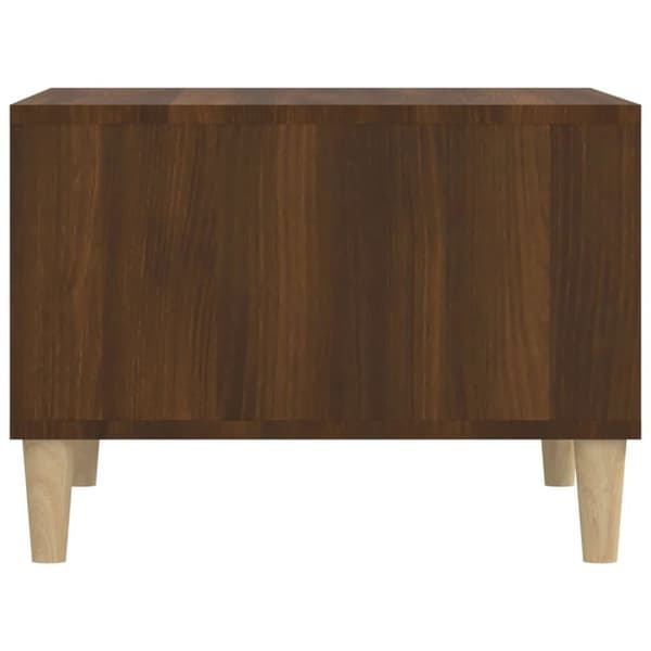 vidaXL sofabord 60x50x36,5 cm konstrueret træ brun egetræsfarve