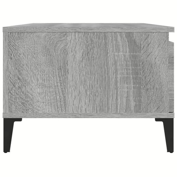 vidaXL sofabord 90x50x36,5 cm konstrueret træ grå sonoma-eg