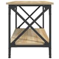 Miniatyrbillede 5 af 10: vidaXL sidebord 55x38x45 cm konstrueret træ sonoma-eg