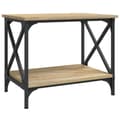Miniatyrbillede 1 af 10: vidaXL sidebord 55x38x45 cm konstrueret træ sonoma-eg