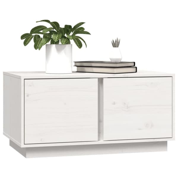 vidaXL sofabord 80x50x40 cm massivt fyrretræ