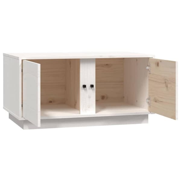 vidaXL sofabord 80x50x40 cm massivt fyrretræ