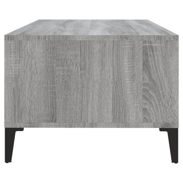vidaXL sofabord 90x50x36,5 cm konstrueret træ grå sonoma-eg