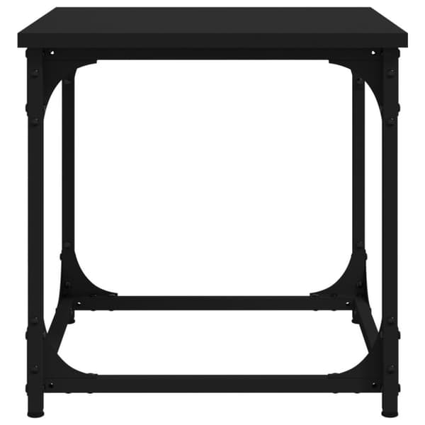 vidaXL sidebord 40x40x40 cm konstrueret træ sort