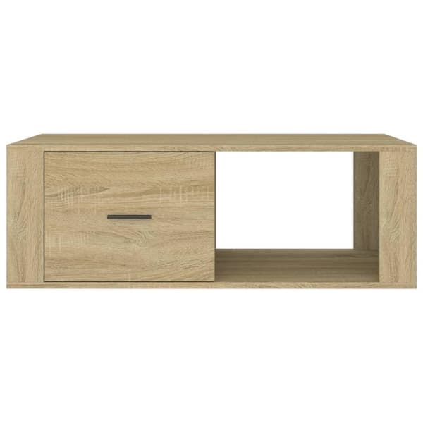 vidaXL sofabord 100x50,5x35 cm konstrueret træ sonoma-eg